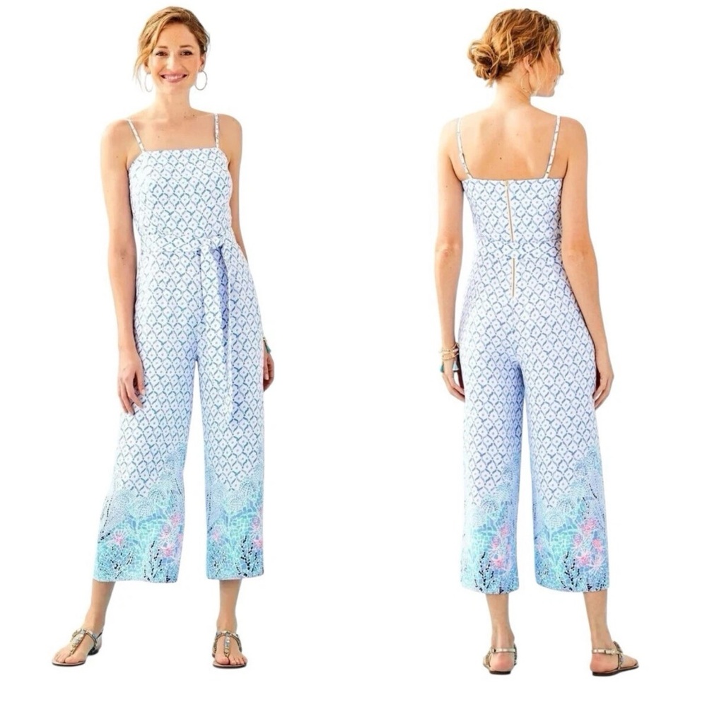 Lilly Pulitzer Sandra Jumpsuit Romper Sea La Vie size 2